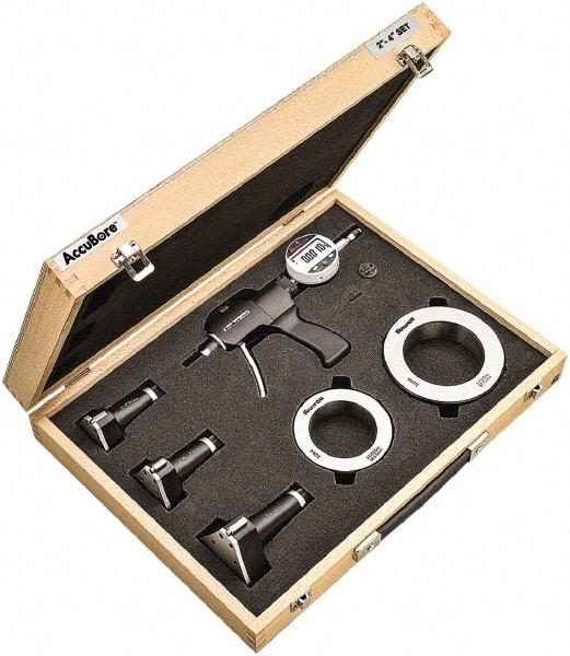 Starrett - Electronic Bore Gages Type: Pistol Grip Electronic Bore Gage Set Minimum Measurement (Decimal Inch): 2.0000 - Industrial Tool & Supply