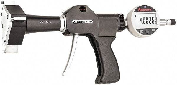 Starrett - Electronic Bore Gages Type: Pistol Grip Electronic Bore Gage Minimum Measurement (Decimal Inch): 3.2500 - Industrial Tool & Supply