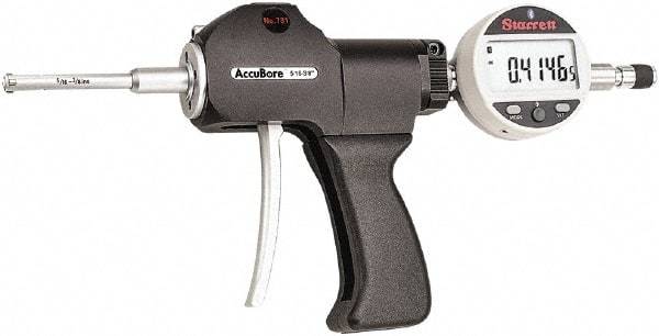 Starrett - Electronic Bore Gages Type: Pistol Grip Electronic Bore Gage Minimum Measurement (Decimal Inch): 0.3125 - Industrial Tool & Supply