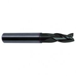 3/4 Dia. x 4 Overall Length 3-Flute Square End Solid Carbide SE End Mill-Round Shank-Center Cut-Super-A - Industrial Tool & Supply