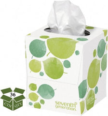 Seventh Generation - Tall Box of White Facial Tissues - 2 Ply, Recycled Fibers - Industrial Tool & Supply