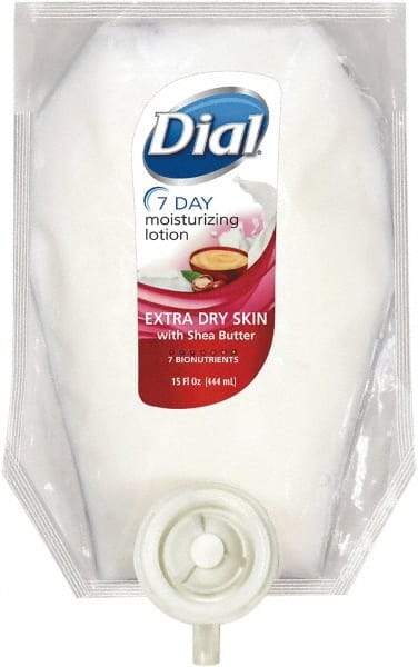 Dial - 15 oz Moisturizing Lotion - Comes in Dispenser Refill, Floral, Fruity & Sweet Scent - Industrial Tool & Supply