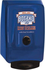 Boraxo - 2 L Liquid Hand Soap Dispenser - Plastic, Wall Mounted, Blue - Industrial Tool & Supply