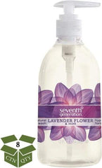 Seventh Generation - 12 oz Pump Bottle Liquid Soap - Clear, Lavender Flower & Mint Scent - Industrial Tool & Supply