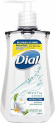 Dial - 7.5 oz Pump Bottle Liquid Soap - Clear, White Tea Scent - Industrial Tool & Supply