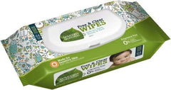 Seventh Generation - Pre-Moistened Baby Wipes - Pop-Up, 7" x 7" Sheet Size, White - Industrial Tool & Supply