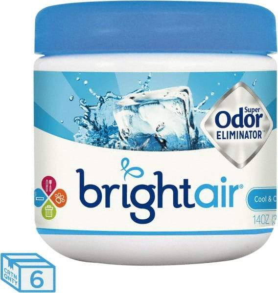 BRIGHT Air - 14 oz Tub Odor Neutralizer - Gel, Cool & Clean Scent - Industrial Tool & Supply