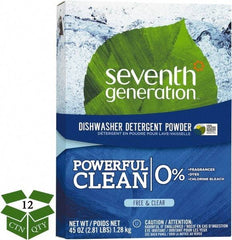 Seventh Generation - 45 oz Box Automatic Dishwashing Powder - Unscented - Industrial Tool & Supply