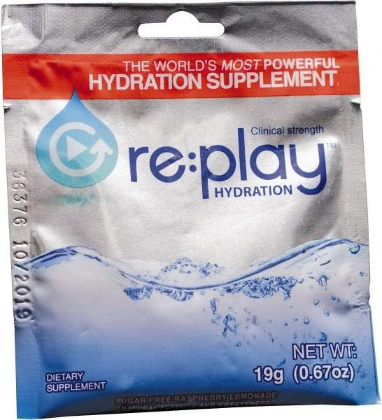 Hydration Health - 0.67 oz Packet Sugar Free Raspberry Lemonade Activity Drink - Powdered, Yields 18.67 oz - Industrial Tool & Supply