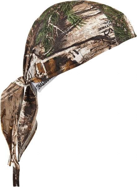 Ergodyne - Size Universal, Cooling Tie Hat - Camouflage Pattern, Polyester - Industrial Tool & Supply