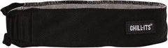 Ergodyne - Size Universal, Cooling Slip-On Headband - Black Solid Pattern, Polyester - Industrial Tool & Supply