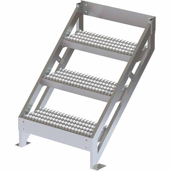 TRI-ARC - Rolling & Wall Mounted Ladders & Platforms Type: Ladder Style: Stair Unit - Industrial Tool & Supply