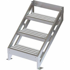 TRI-ARC - Rolling & Wall Mounted Ladders & Platforms Type: Ladder Style: Stair Unit - Industrial Tool & Supply