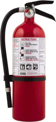 Kidde - 5 Lb, 3-A:40-B:C Rated, Dry Chemical Fire Extinguisher - 4-1/2" Diam x 16.07" High, 195 psi, 18' Discharge in 15 sec, Seamless Aluminum Cylinder - Industrial Tool & Supply