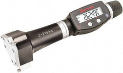 Starrett - 2" to 2-5/8", IP67, Carbide Face Electronic Inside Micrometer - 0.00005" Resolution, 0.0002" Accuracy, 3-1/16" Gage Depth - Industrial Tool & Supply
