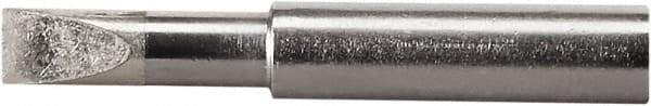 Milwaukee Tool - 0.2" Point, Soldering Iron Chisel Tip - Series All, Use with Soldering Iron - Exact Industrial Supply