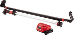 Milwaukee Tool - 12 Volt, 12 Watt, Cordless, LED Portable Horizontal Mount Work Light - 1,350 Lumens - Industrial Tool & Supply