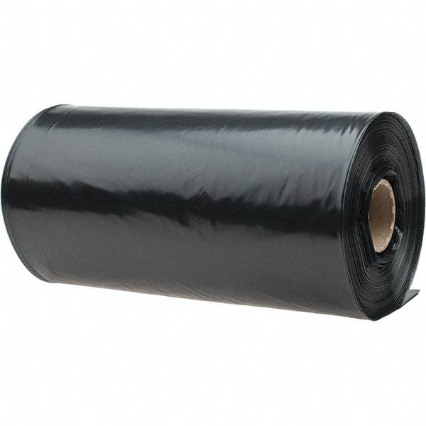 PRO-SOURCE - 4 mil Thick, Heavy-Duty Trash Bags - Linear Low-Density Polyethylene (LLDPE), Roll Dispenser, 38" Wide x 78" High, Black - Industrial Tool & Supply