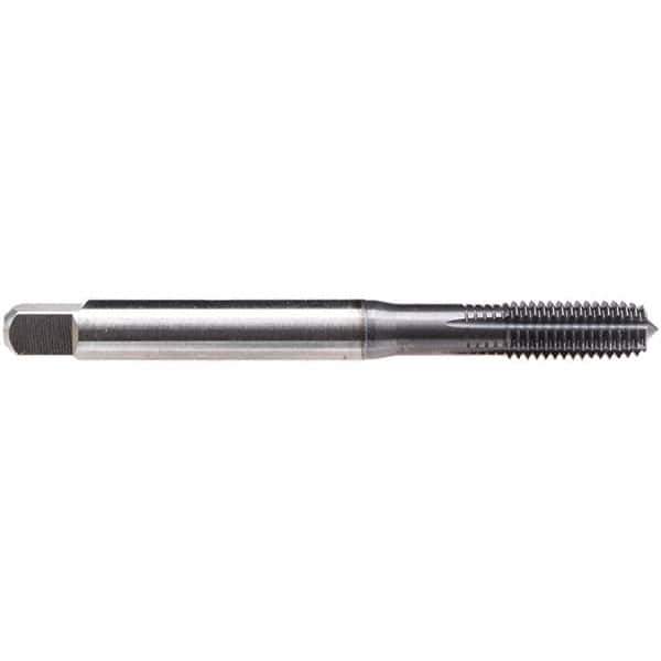 Emuge - #2-56 UNC, Semi-Bottoming Chamfer, TiCN Finish, High Speed Steel Thread Forming STI Taps - 1-49/64" OAL, 0.141" Shank Diam, 9/32" Thread Length - Industrial Tool & Supply