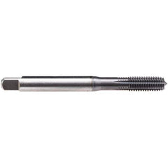 Emuge - #2-56 UNC, Semi-Bottoming Chamfer, TiCN Finish, High Speed Steel Thread Forming STI Taps - 1-49/64" OAL, 0.141" Shank Diam, 9/32" Thread Length - Industrial Tool & Supply