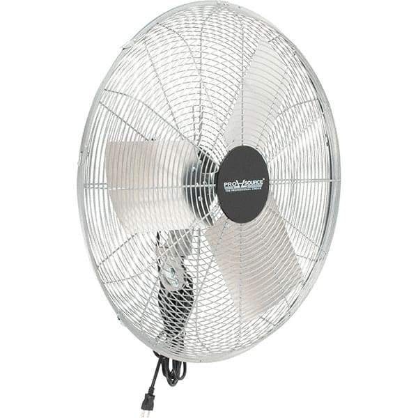 PRO-SOURCE - 24" Blade, 1/4 hp, 5,000 & 6,800 CFM, Oscillating Industrial Circulation Fan - Fan Head Only, 115 Volts, 2 Speed - Industrial Tool & Supply