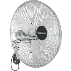 PRO-SOURCE - 24" Blade, 1/4 hp, 5,200, 6,000 & 7,700 CFM, Oscillating Industrial Circulation Fan - Back-Mounted, 120 VAC Volts, 1.60-1.90 Amps, 3 Speed - Industrial Tool & Supply