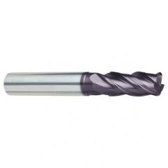 1/4" Dia. - 2-1/2" OAL - 4 FL Variable Helix Super-A Carbide End Mill - Industrial Tool & Supply