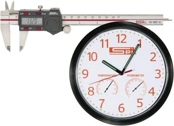 SPI - 0 to 150mm Range, 0.01mm Resolution, Electronic Caliper - Stainless Steel with 40mm Stainless Steel Jaws, 0.001" Accuracy - Industrial Tool & Supply