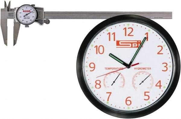 SPI - 0" to 6" Range, 0.001" Graduation, 0.1" per Revolution, Dial Caliper - White Face - Industrial Tool & Supply