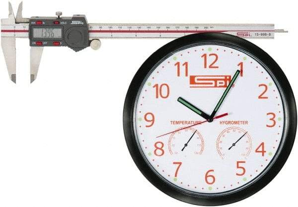 SPI - 0 to 200mm Range, 0.01mm Resolution, Electronic Caliper - Stainless Steel with 50mm Stainless Steel Jaws, 0.0015" Accuracy - Industrial Tool & Supply