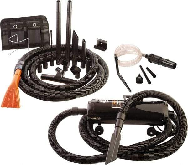 MetroVac - Canister Vacuum Cleaner - 120 Volts, 4 hp, 11.25 Amps, 11 Lb, Accessories Included - Industrial Tool & Supply