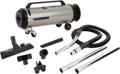 MetroVac - Canister Vacuum Cleaner - 120 Volts, 4 hp, 11.25 Amps, 12.5 Lb, Accessories Included - Industrial Tool & Supply