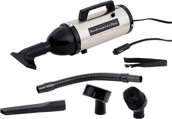 MetroVac - Hand Vacuum Cleaner - 12 Volts, 0.5 hp, 12 Amps, 3 Lb, Accessories Included - Industrial Tool & Supply