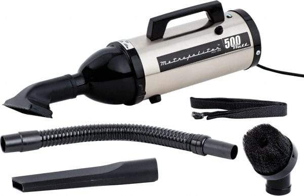 MetroVac - Hand Vacuum Cleaner - 120 Volts, 0.75 hp, 4.5 Amps, 3 Lb, Accessories Included - Industrial Tool & Supply