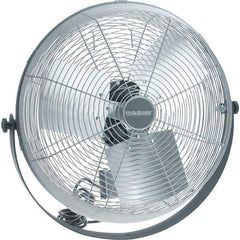 PRO-SOURCE - 18" Blade, 1/8 hp, 5,750 Max CFM, Single Phase Fan - 2.2 Amps, 115 Volts, 3 Speed - Industrial Tool & Supply