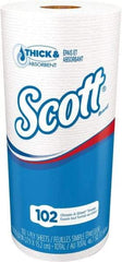 Scott - Perforated Roll of 1 Ply White Paper Towels - 11" Wide, 53' Roll Length - Industrial Tool & Supply