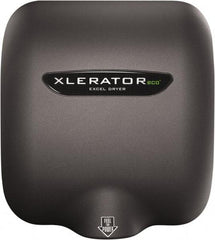 Excel Dryer - 500 Watt Graphite Finish Electric Hand Dryer - 208/277 Volts, 2.2 Amps, 11-3/4" Wide x 12-11/16" High x 6-11/16" Deep - Industrial Tool & Supply