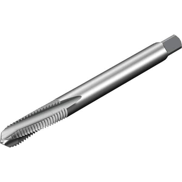 Sandvik Coromant - 3 Flute 4H Spiral Flute Tap - Powdered Metal High Speed Steel, Uncoated - Exact Industrial Supply