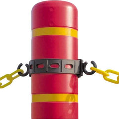 PRO-SAFE - 1.4' Long Plastic Hook Strap - Black - Industrial Tool & Supply