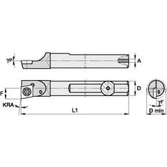 CCBI31260R CARBIDE SHANK BORING BAR - Industrial Tool & Supply