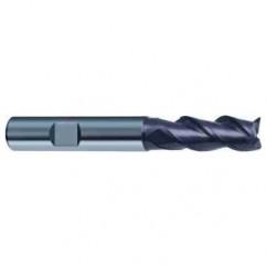 3.7mm Dia. - 57mm OAL - 3 FL Variable Helix Firex Carbide End Mill - Industrial Tool & Supply