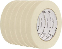 UNIVERSAL - 18mm Wide x 54.8 m Long Beige Crepe Paper Masking Tape - Series 6697, 5 mil Thick, 19 In/Lb Tensile Strength - Industrial Tool & Supply