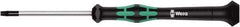 Wera - 9 Torx Driver - 60mm Blade Length, 157mm OAL, Ergonomic Handle - Industrial Tool & Supply