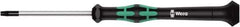 Wera - 5 Torx Driver - 40mm Blade Length, 137mm OAL, Ergonomic Handle - Industrial Tool & Supply