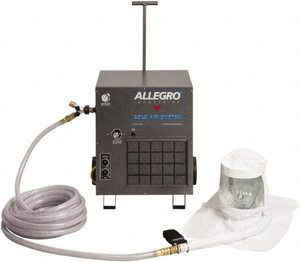 Allegro - Adjustable SAR System - Hood Headgear, Peel Off Window, Use for Industrial - Industrial Tool & Supply