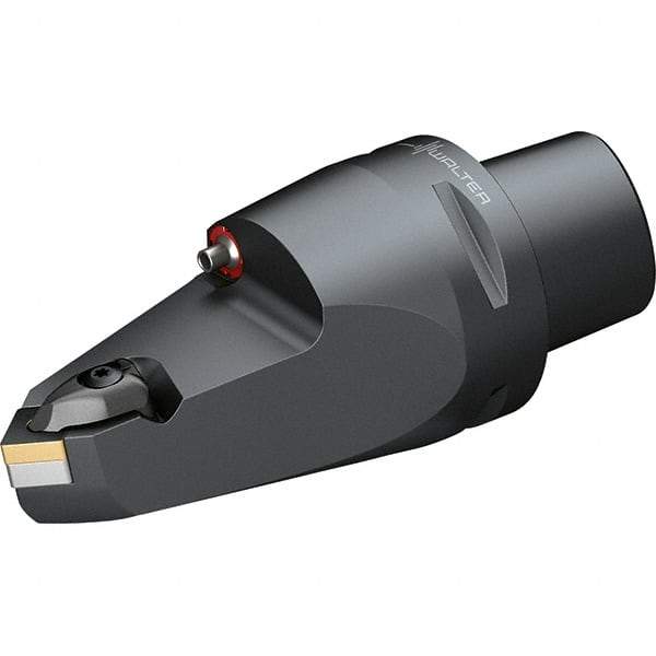 Walter - 95° Lead Angle, Indexable Turning Toolholder - 198mm OAL, Series DCMN-CAPTO-AUSSEN - Industrial Tool & Supply