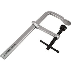 Wilton - 4-3/4" Throat Depth, 16" Max Capacity, Heavy-Duty F Sliding Arm Clamp - 2,660 Lb Clamping Pressure - Industrial Tool & Supply