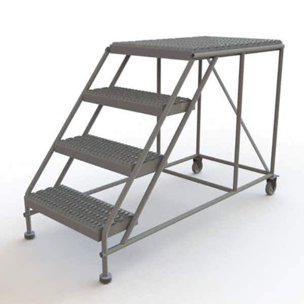 TRI-ARC - Rolling & Wall Mounted Ladders & Platforms Type: Rolling Work Platform Style: Steel Work Platform - Industrial Tool & Supply