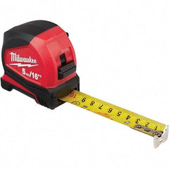 Milwaukee Tool - Tape Measures Length (Feet): 16.00 Width (Inch): 1 - Industrial Tool & Supply