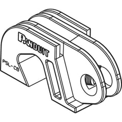 Panduit - Nylon Universal Circuit Breaker Lockout - 11/32 Max Cord Diam, 1 Padlock, 1 Circuit - Industrial Tool & Supply